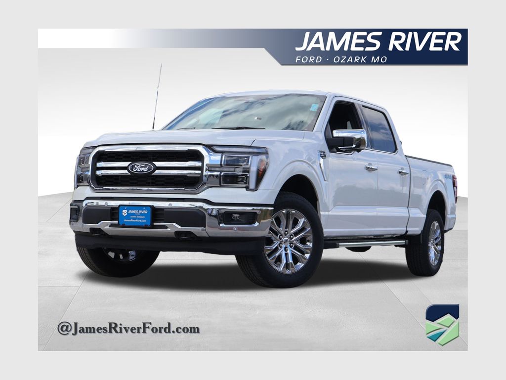 Oxford White 2024 Ford F-150 XLT SuperCrew 4WD Pickup Truck Four-Wheel Drive Automatic