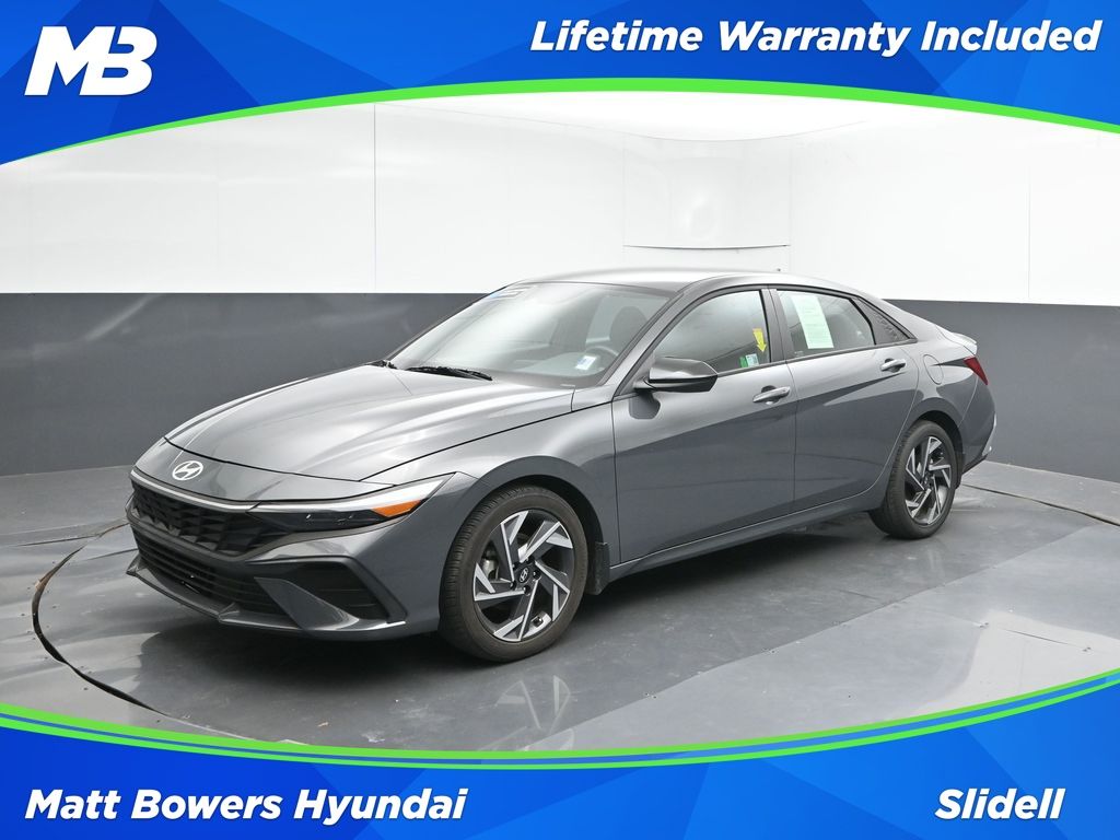 Ecotronic Gray 2025 Hyundai Elantra Sedan Front-Wheel Drive Continuously Variable Transmission