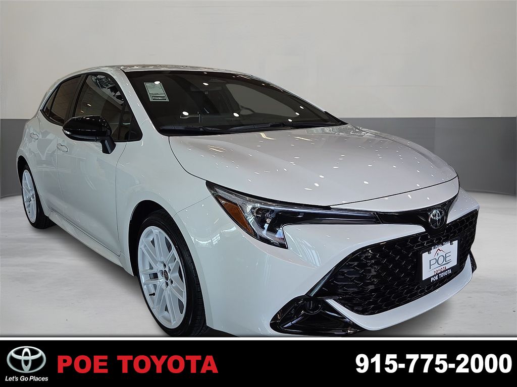White 2026 Toyota Corolla Hatchback Hatchback Front-Wheel Drive Continuously Variable Transmission