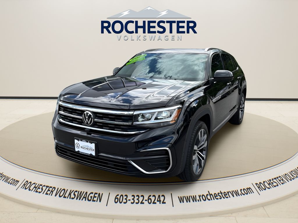 Deep Black Pearl 2023 Volkswagen Atlas Cross Sport SUV / Crossover All-Wheel Drive 8-Speed Automatic