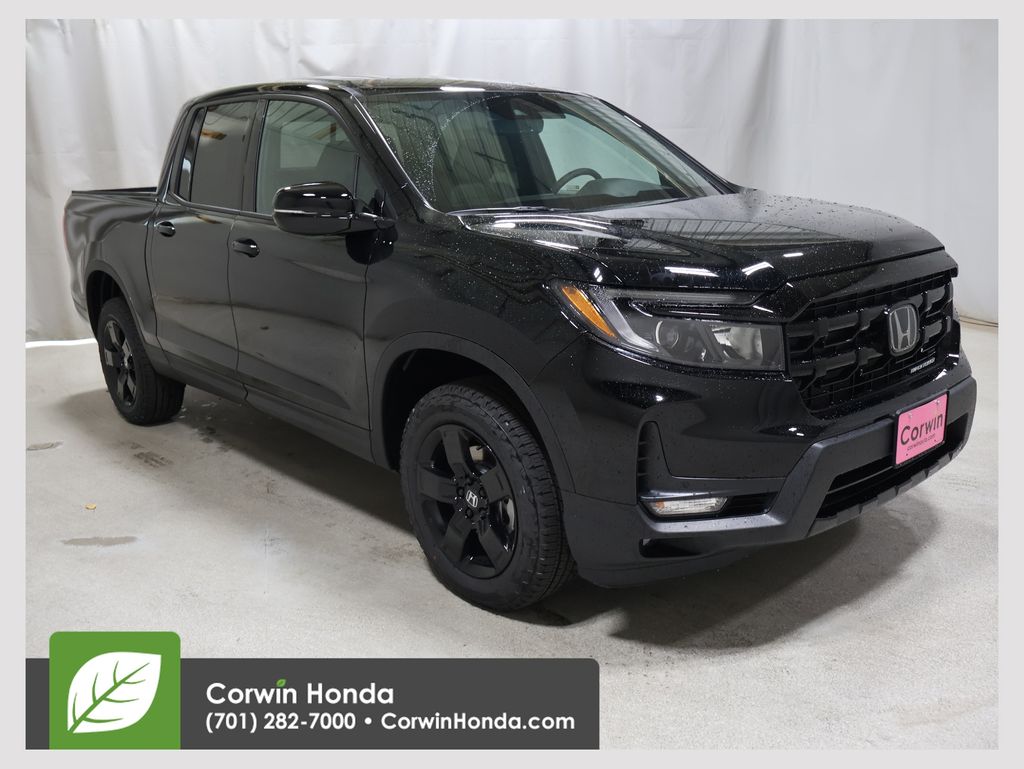 Crystal Black Pearl 2026 Honda Ridgeline Black Edition AWD Pickup Truck All-Wheel Drive 9-Speed Automatic