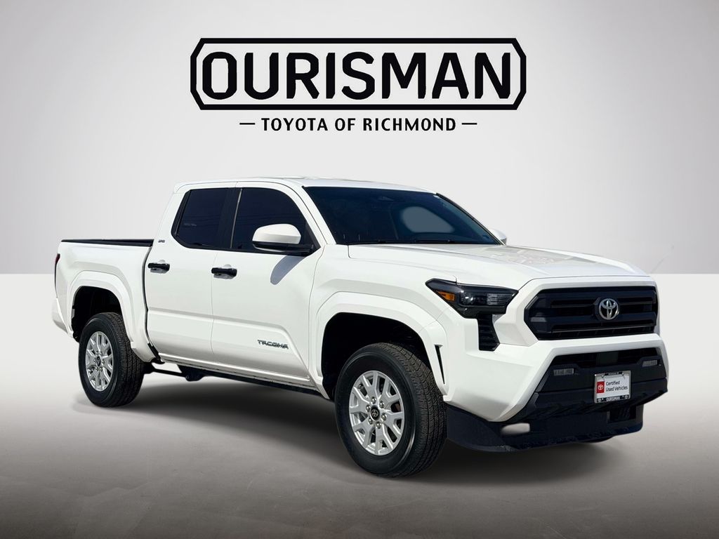 Ice Cap 2024 Toyota Tacoma SR5 Double Cab 4WD Pickup Truck Four-Wheel Drive 8-Speed Automatic