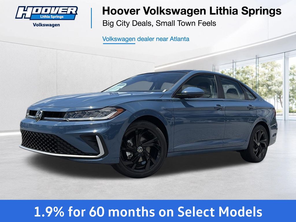 Blue 2026 Volkswagen Jetta Sedan Front-Wheel Drive 8-Speed Automatic