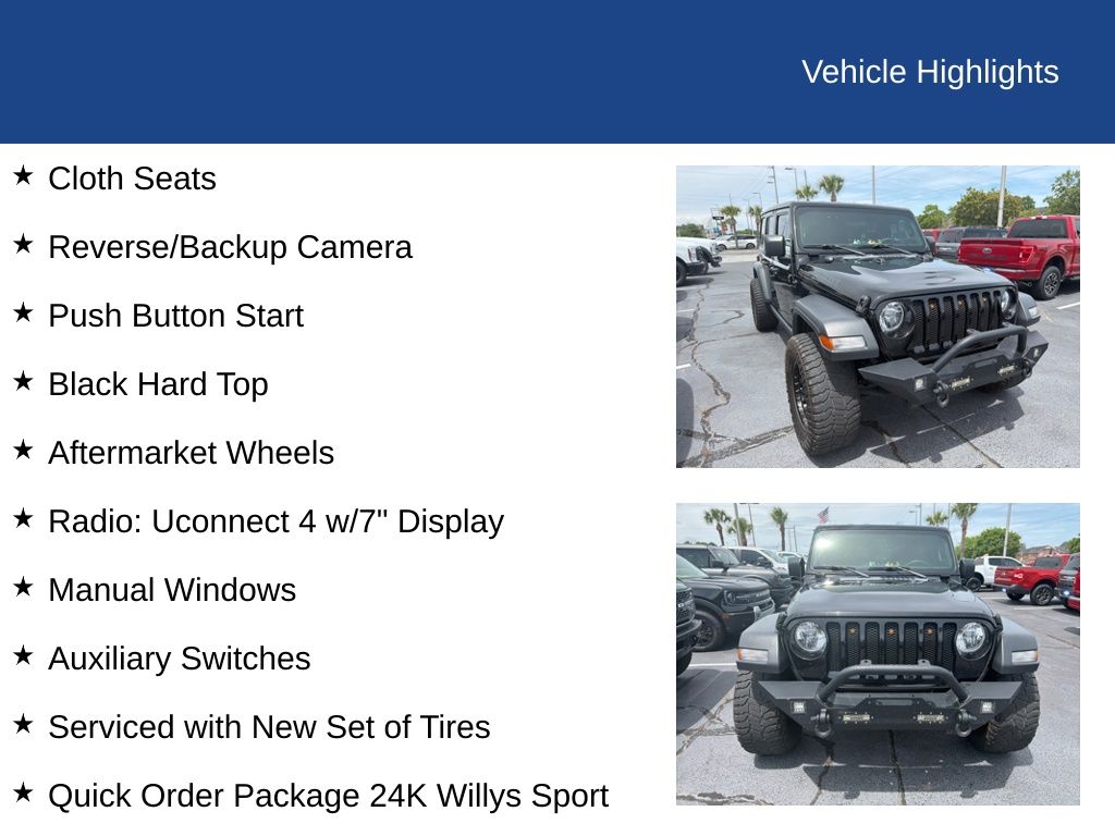 2022 Jeep Wrangler Unlimited Willys Sport 4x4