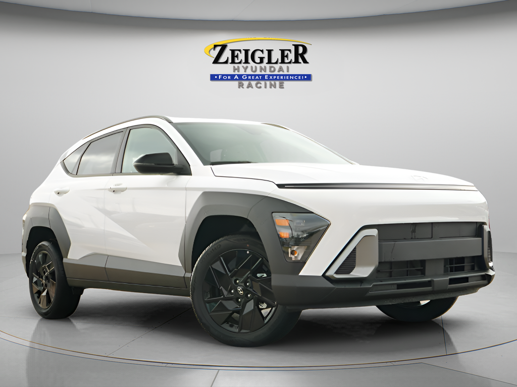 Atlas White 2026 Hyundai Kona SEL Sport AWD SUV / Crossover All-Wheel Drive Continuously Variable Transmission