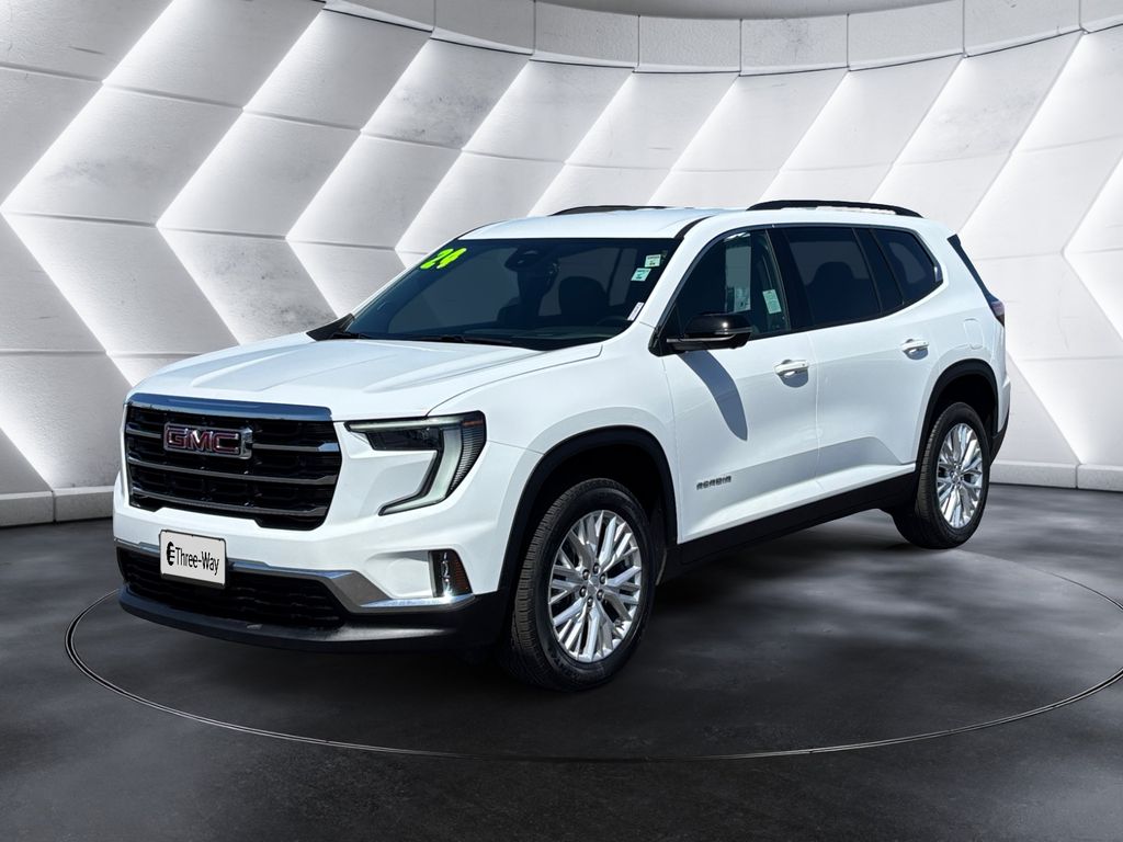 Summit White 2024 GMC Acadia SUV / Crossover Four-Wheel Drive 8-Speed Automatic