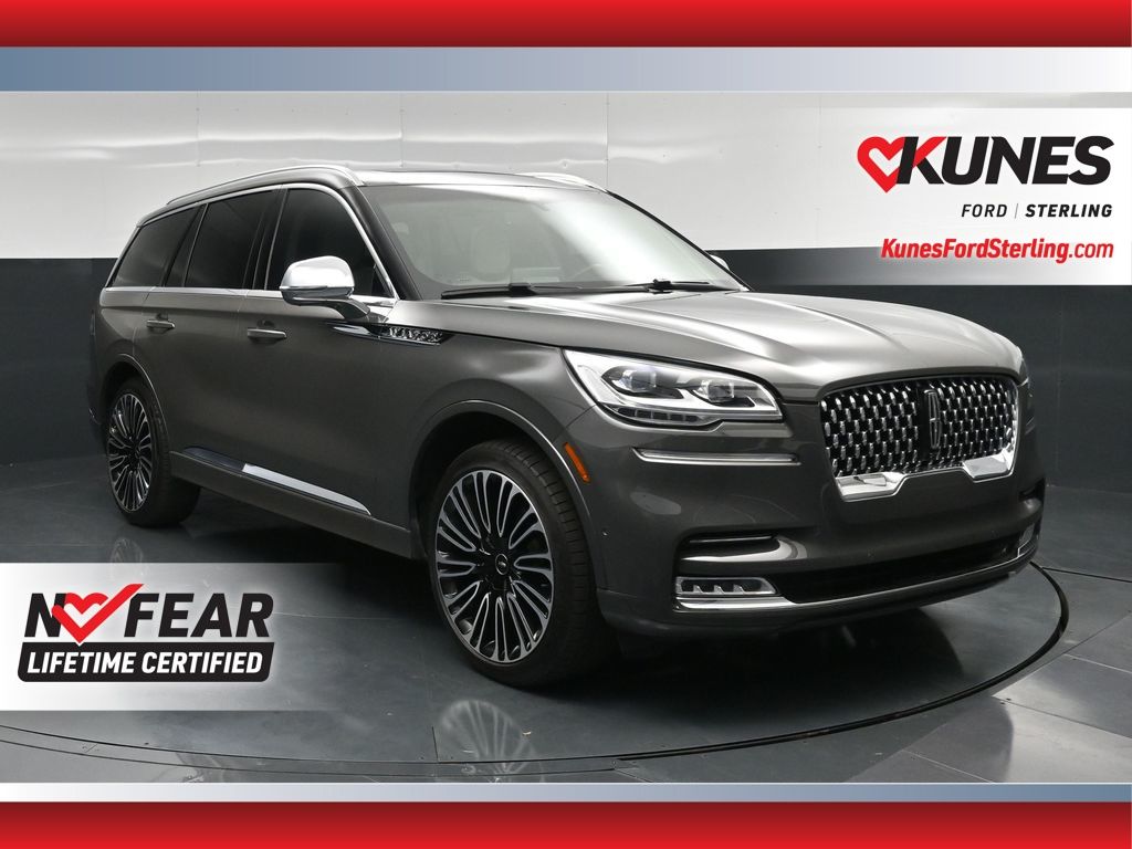 Black (Chroma Caviar Dark Gray Premium Metallic) 2020 Lincoln Aviator SUV / Crossover All-Wheel Drive Automatic