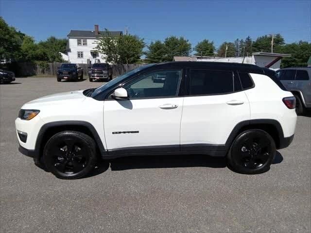 White Clearcoat 2020 Jeep Compass Altitude 4WD SUV / Crossover Four-Wheel Drive 9-Speed Automatic