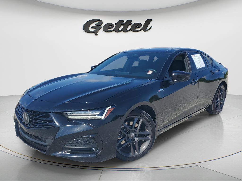 Majestic Black Pearl 2025 Acura TLX Sedan All-Wheel Drive Automatic