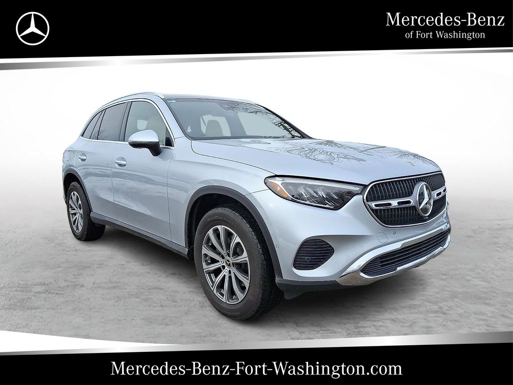 Cirrus Silver Metallic 2025 Mercedes-Benz GLC 300 4MATIC SUV / Crossover All-Wheel Drive 9-Speed Automatic