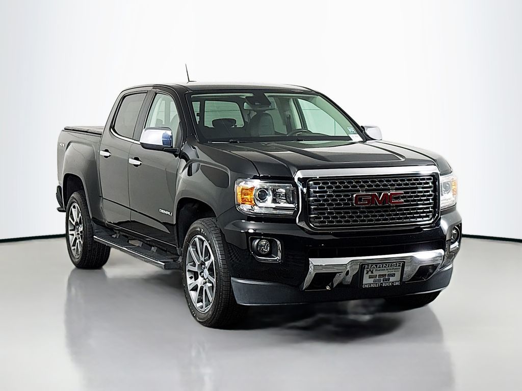 Onyx Black 2017 GMC Canyon Denali Crew Cab 4WD Pickup Truck Four-Wheel Drive 8-Speed Automatic