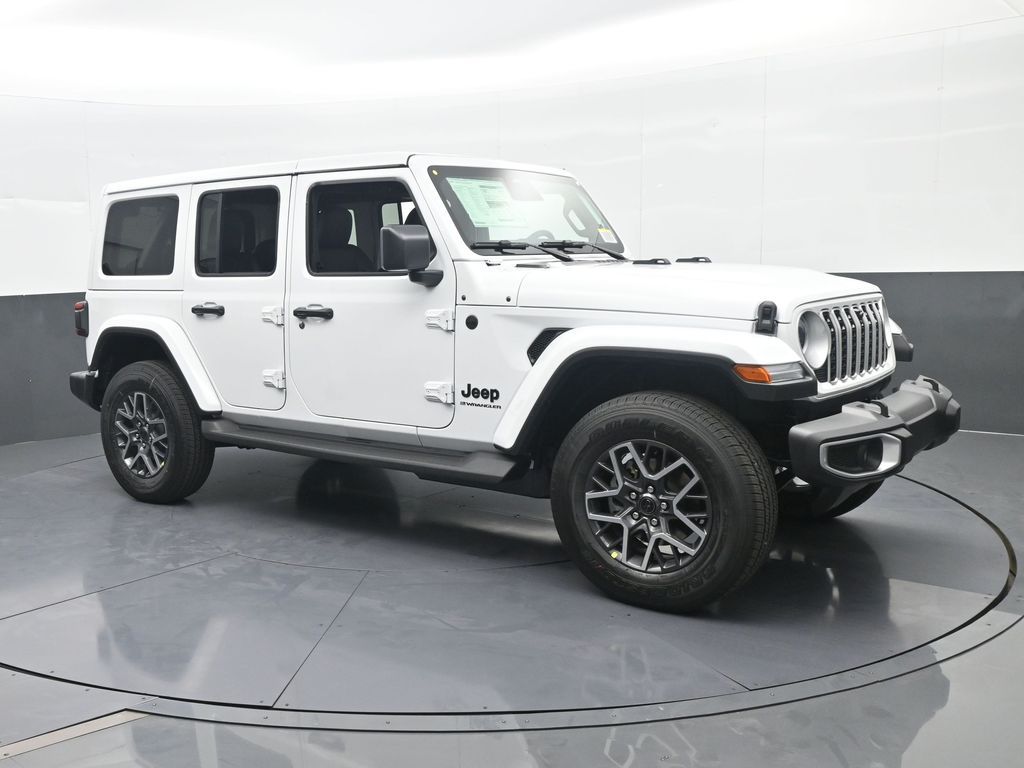 New 2026 Bright White Clearcoat Jeep Sahara image 8