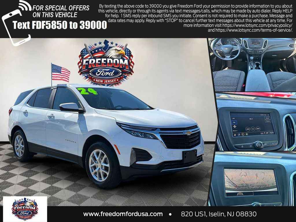 Summit White 2024 Chevrolet Equinox SUV / Crossover Four-Wheel Drive 6-Speed Automatic Overdrive