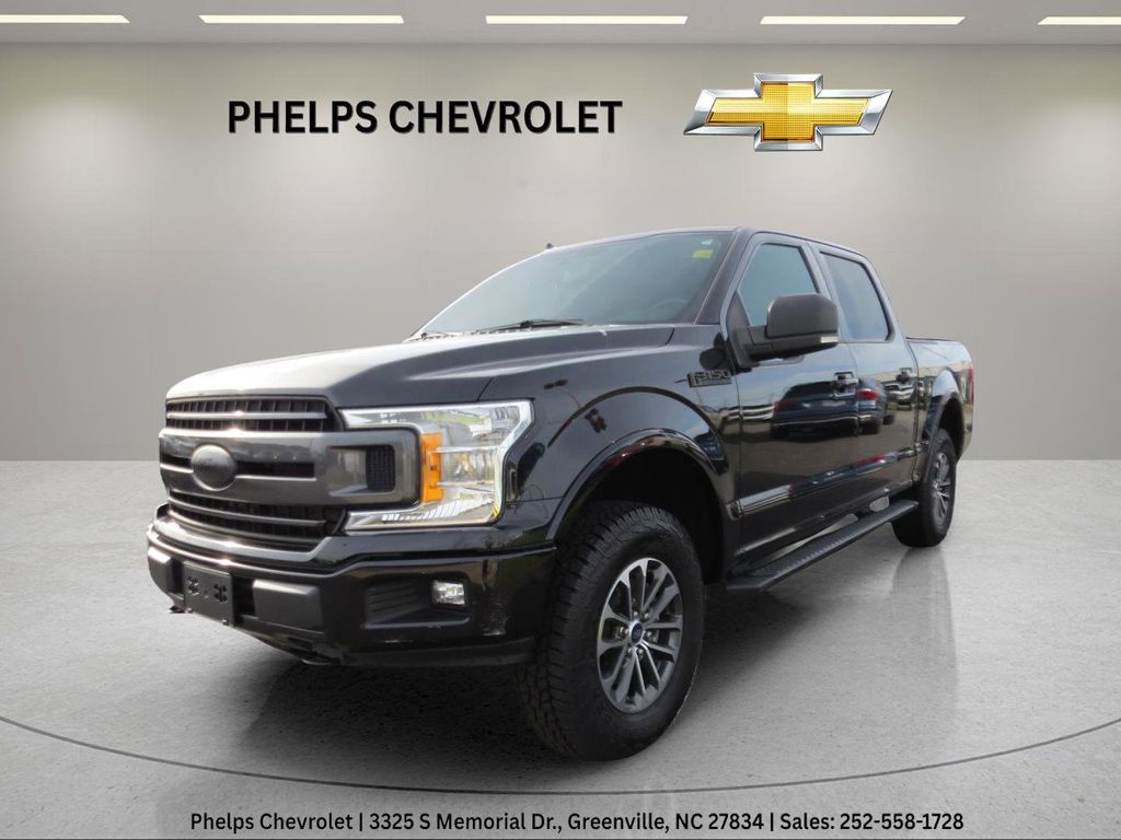 Black 2020 Ford F-150 XLT SuperCrew 4WD Pickup Truck Four-Wheel Drive Automatic