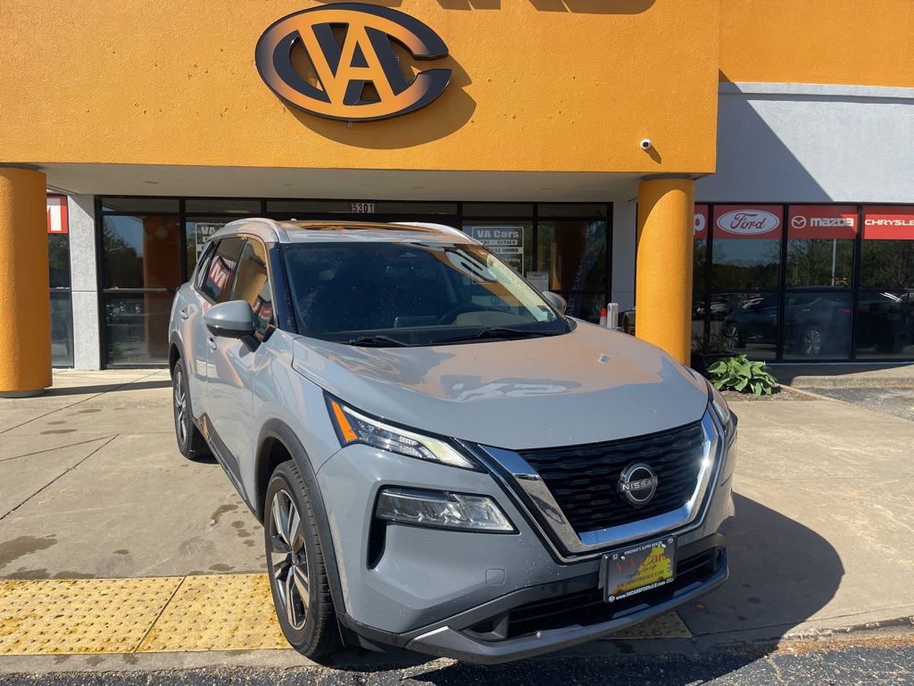 Boulder Gray Pearl 2023 Nissan Rogue SL AWD SUV / Crossover All-Wheel Drive Continuously Variable Transmission