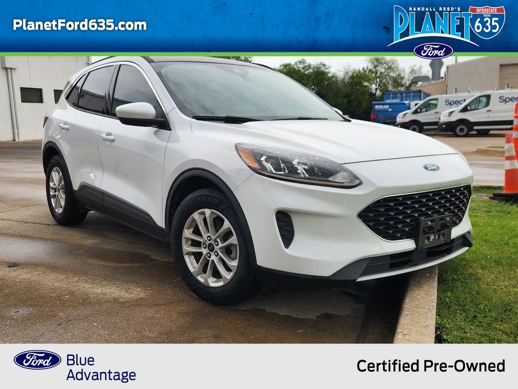 Oxford White 2020 Ford Escape SE FWD SUV / Crossover Front-Wheel Drive 8-Speed Automatic