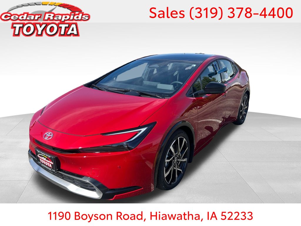 Red 2026 Toyota Prius Plug-In Hybrid XSE Premium FWD Hatchback Front-Wheel Drive Continuously Variable Transmission