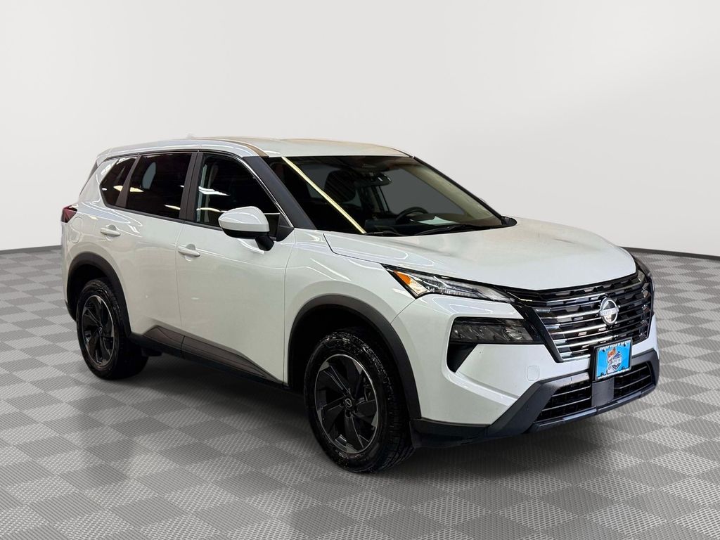 Everest White Pearl 2024 Nissan Rogue SUV / Crossover Front-Wheel Drive Continuously Variable Transmission