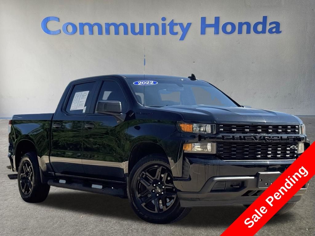 2022 Chevrolet Silverado 1500 LTD Custom Black at DeMontrond Gulf Freeway