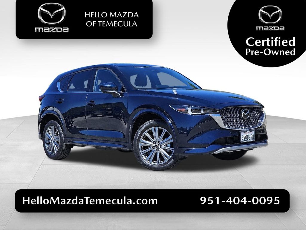 Deep Crystal Blue Mica 2025 Mazda CX-5 2.5 Turbo Signature AWD SUV / Crossover All-Wheel Drive 6-Speed Automatic