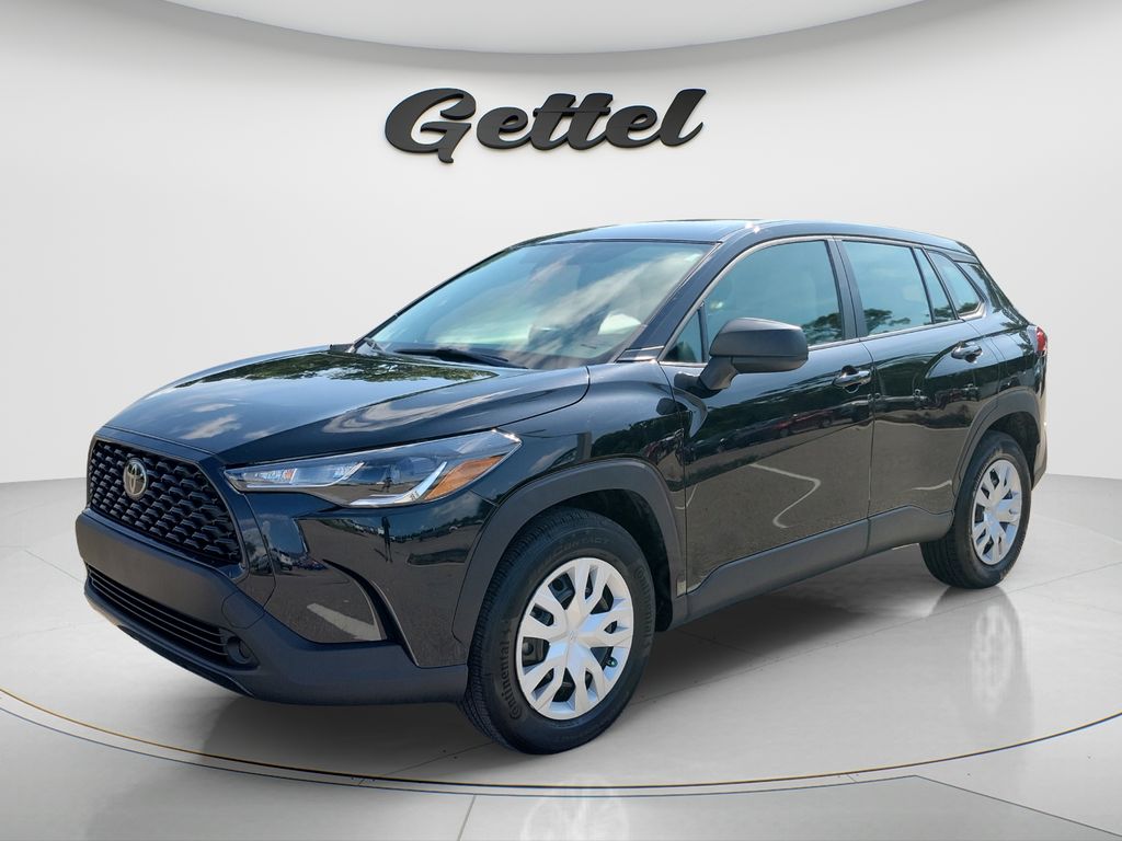 Jet Black 2024 Toyota Corolla Cross SUV / Crossover Front-Wheel Drive Continuously Variable Transmission