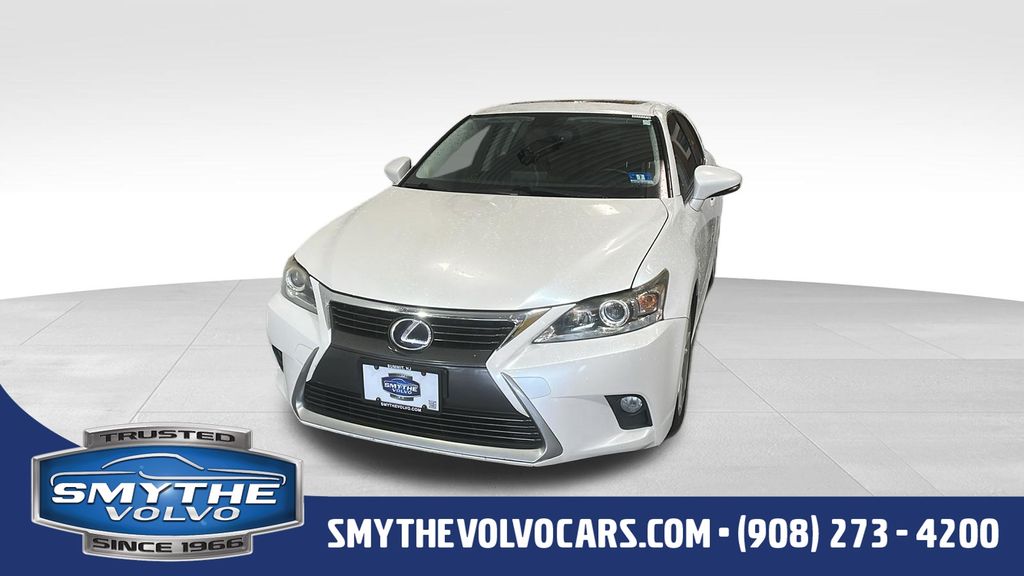 Ultra White w/Black Roof 2015 Lexus CT Hybrid 200h FWD Wagon Front-Wheel Drive Continuously Variable Transmission