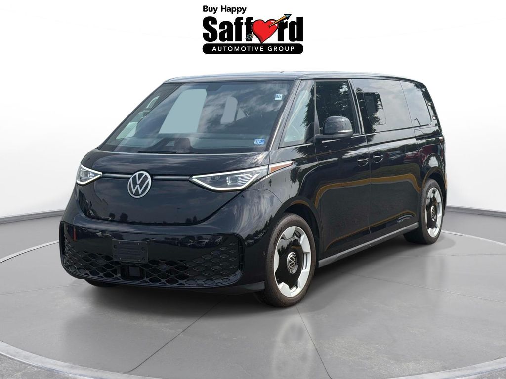 Deep Black 2025 Volkswagen ID.Buzz Minivan Rear-Wheel Drive Automatic