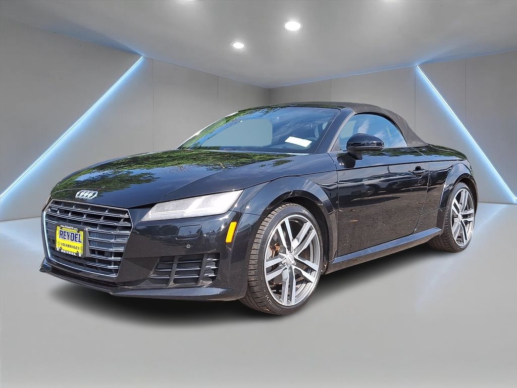 Brilliant Black 2016 Audi TT Convertible All-Wheel Drive 6-Speed Automatic