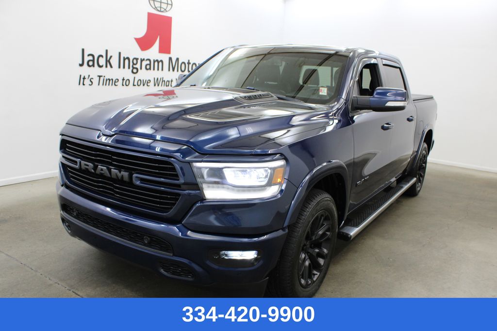 Patriot Blue Pearlcoat 2019 RAM 1500 Pickup Truck Four-Wheel Drive 8-Speed Automatic
