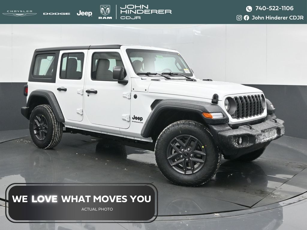Bright White Clearcoat 2026 Jeep Wrangler SUV / Crossover Four-Wheel Drive 8-Speed Automatic