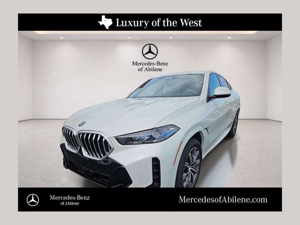 Mineral White Metallic 2025 BMW X6 SUV / Crossover All-Wheel Drive 8-Speed Automatic