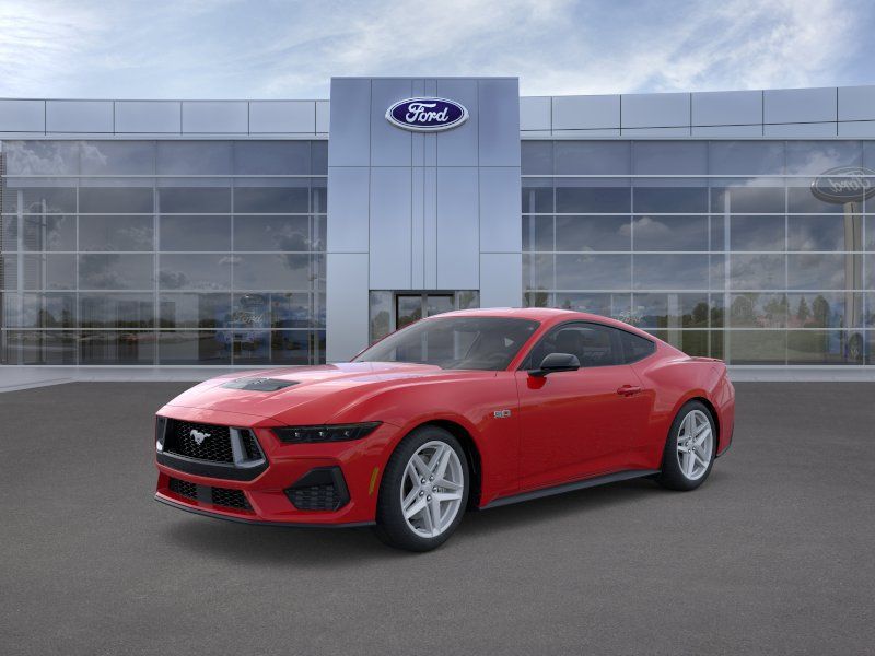 Race Red 2026 Ford Mustang Coupe Rear-Wheel Drive 6-Speed Manual