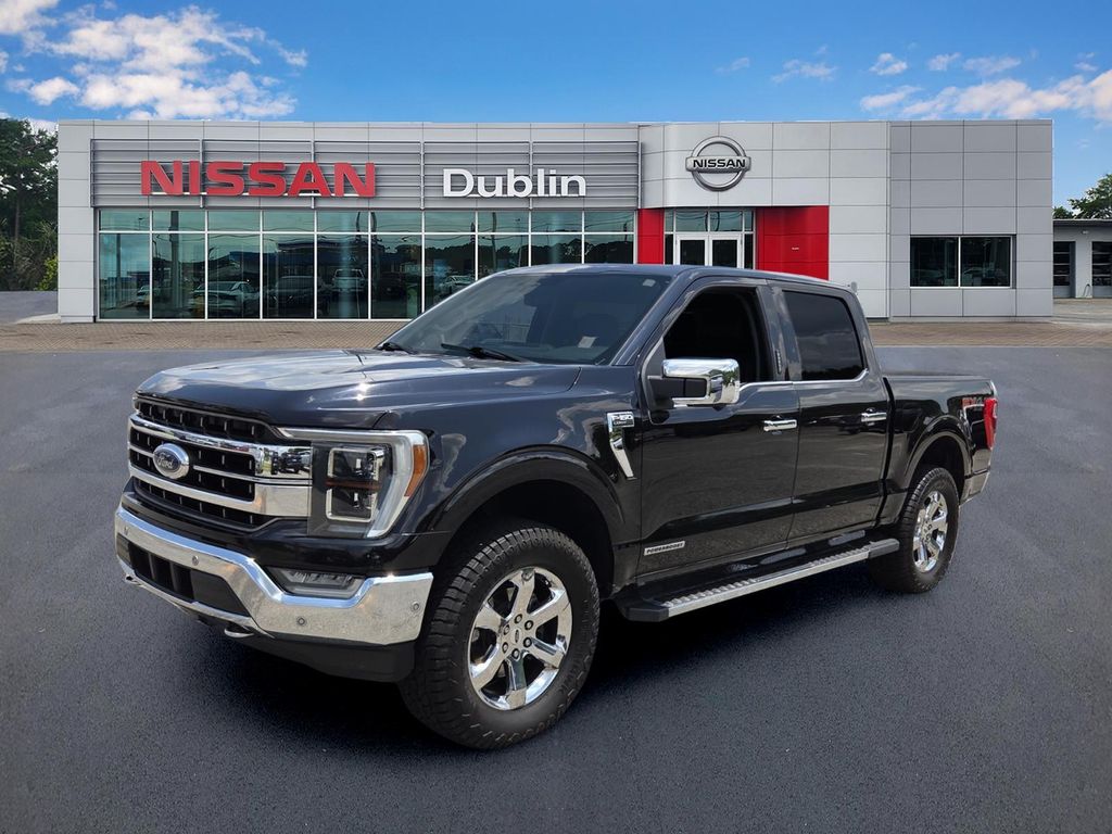 Black Metallic 2021 Ford F-150 Pickup Truck Four-Wheel Drive Automatic