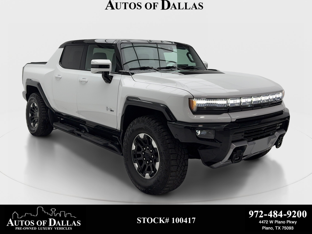 Interstellar White 2023 GMC Hummer EV Pickup Pickup Truck All-Wheel Drive 1-Speed Automatic