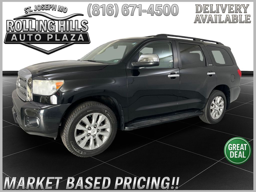Black 2010 Toyota Sequoia Limited 4WD SUV / Crossover Four-Wheel Drive 6-Speed Automatic Overdrive
