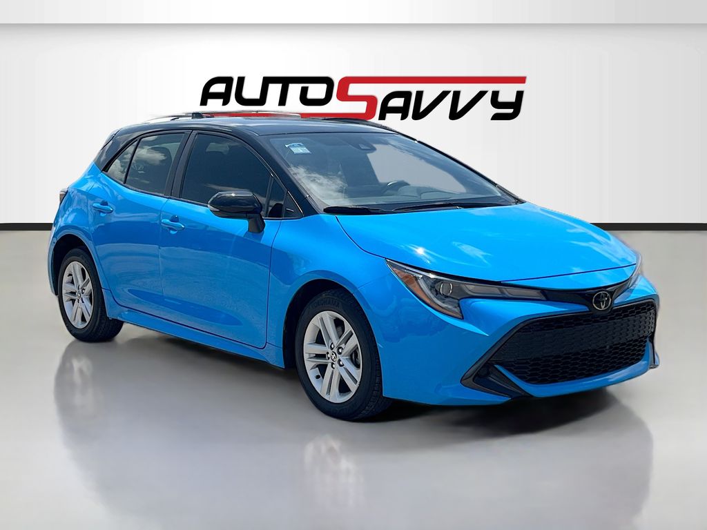 2022 Toyota Corolla Hatchback SE Blue at Classic Elite Chevrolet Hwy 6