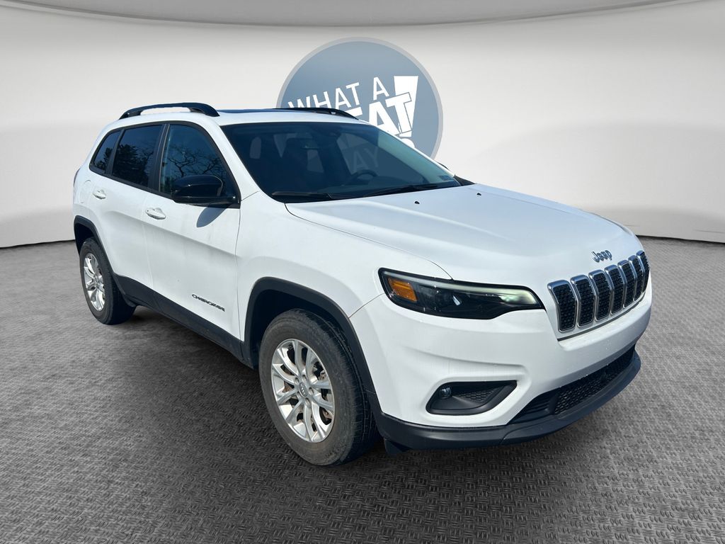 Bright White Clearcoat 2022 Jeep Cherokee Latitude Lux 4WD SUV / Crossover Four-Wheel Drive 9-Speed Automatic