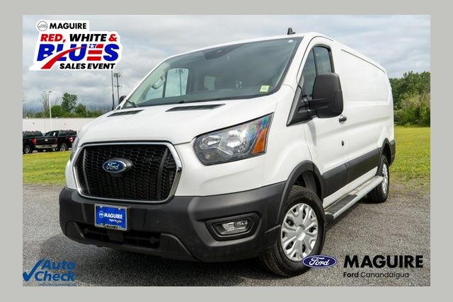 Oxford White 2025 Ford Transit Cargo Van Rear-Wheel Drive
