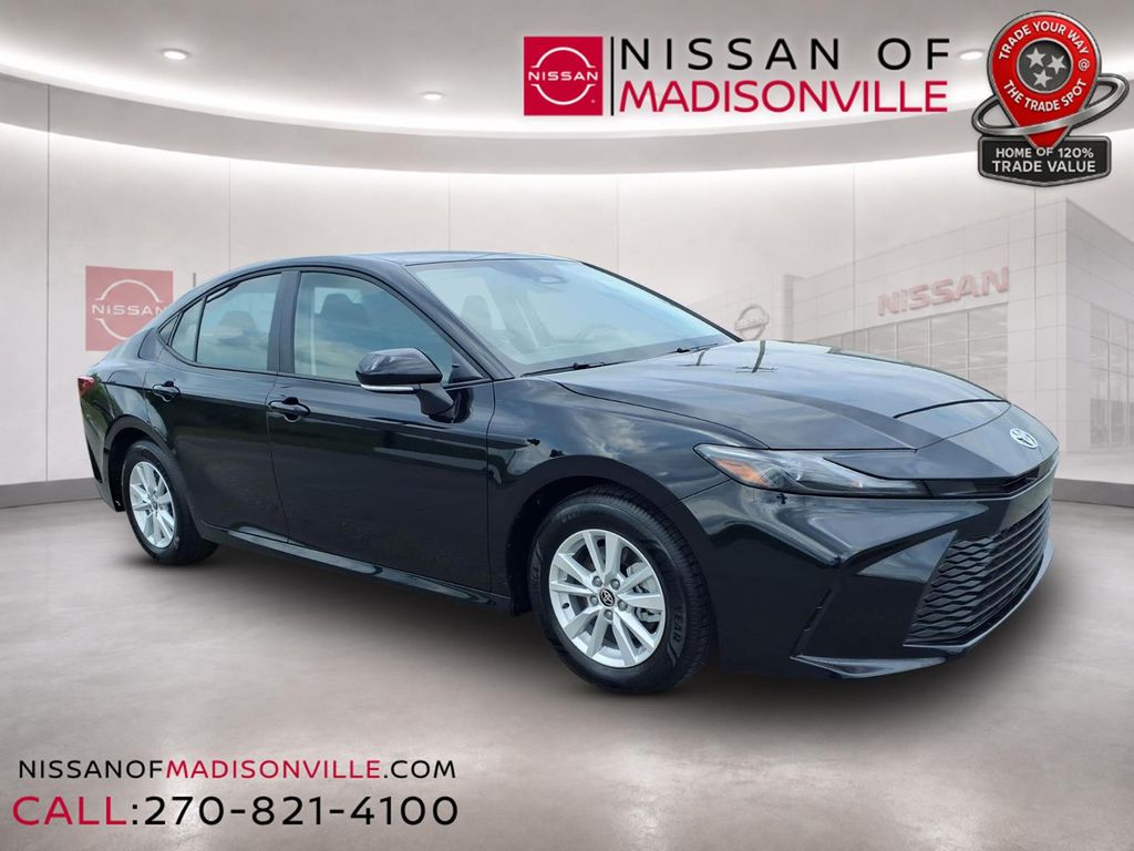 Midnight Black Metallic 2026 Toyota Camry Sedan Front-Wheel Drive Continuously Variable Transmission