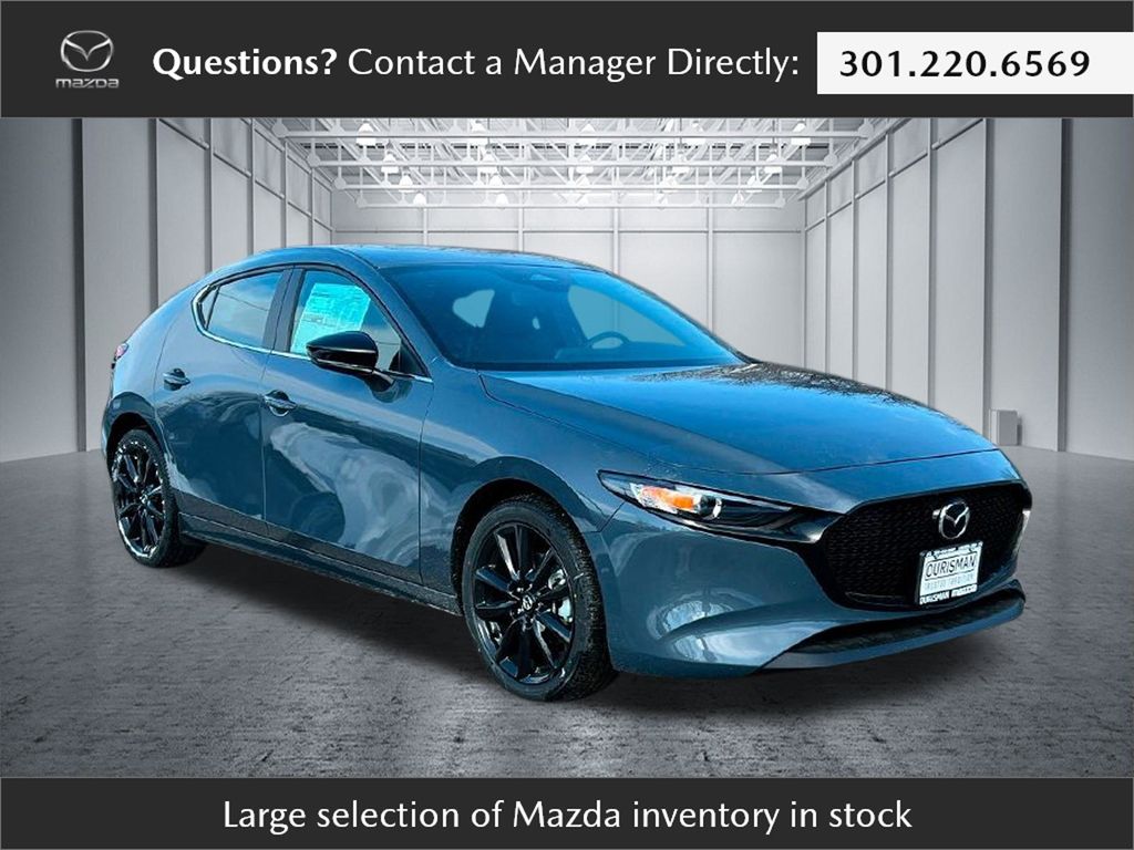 Gray Metallic 2026 Mazda MAZDA3 Hatchback All-Wheel Drive 6-Speed Automatic