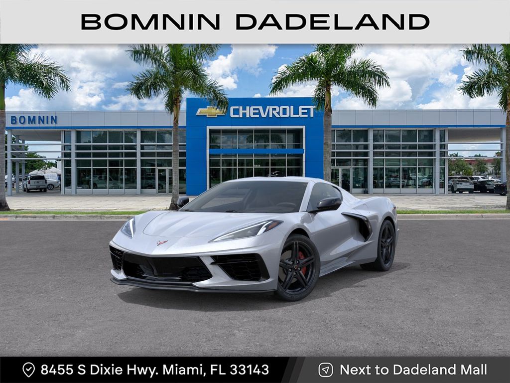 Silver Metallic 2026 Chevrolet Corvette Stingray 1LT Coupe RWD Coupe Rear-Wheel Drive 8-Speed Dual Clutch