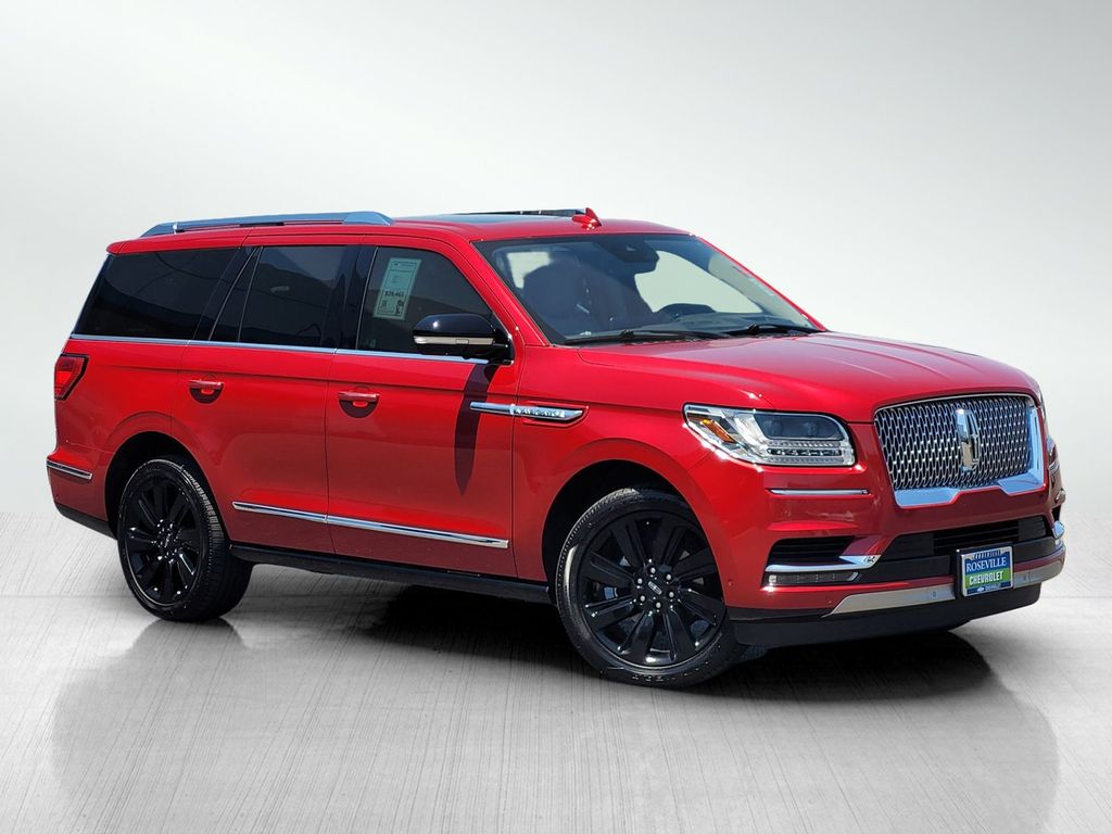 Red 2020 Lincoln Navigator SUV / Crossover Four-Wheel Drive Automatic