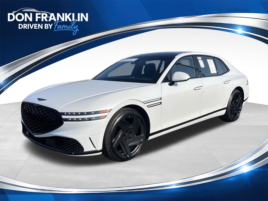 Uyuni White 2026 Genesis G90 Sedan All-Wheel Drive 8-Speed Automatic