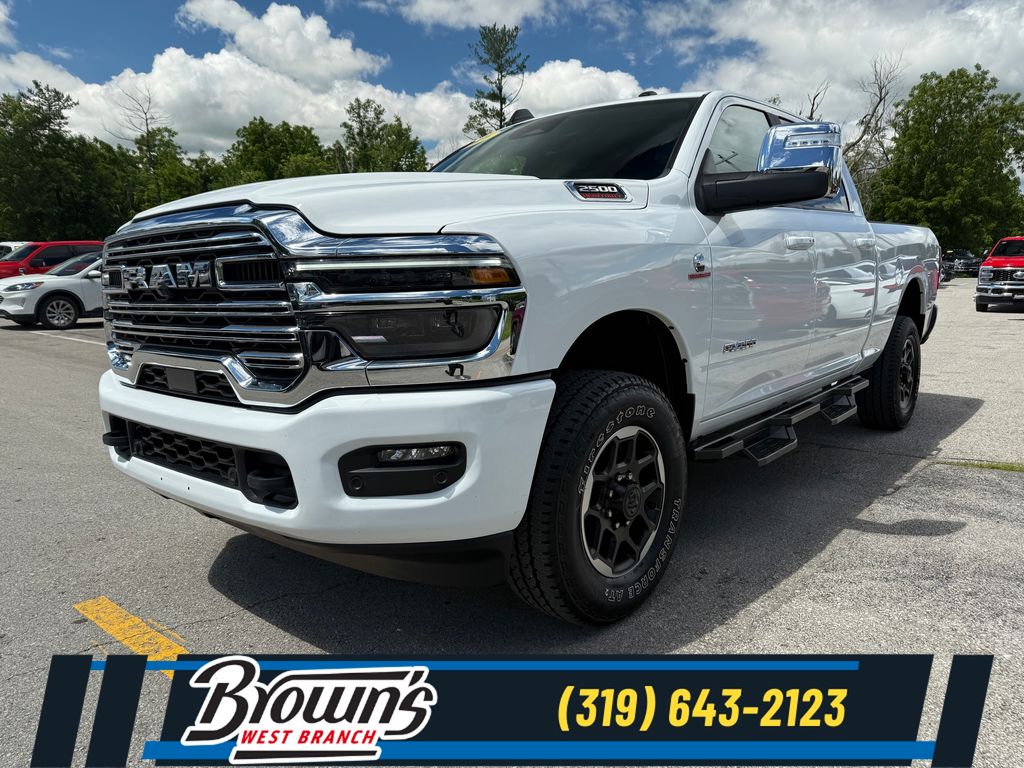 Bright White Clearcoat 2026 RAM 2500 Pickup Truck Four-Wheel Drive 8-Speed Automatic