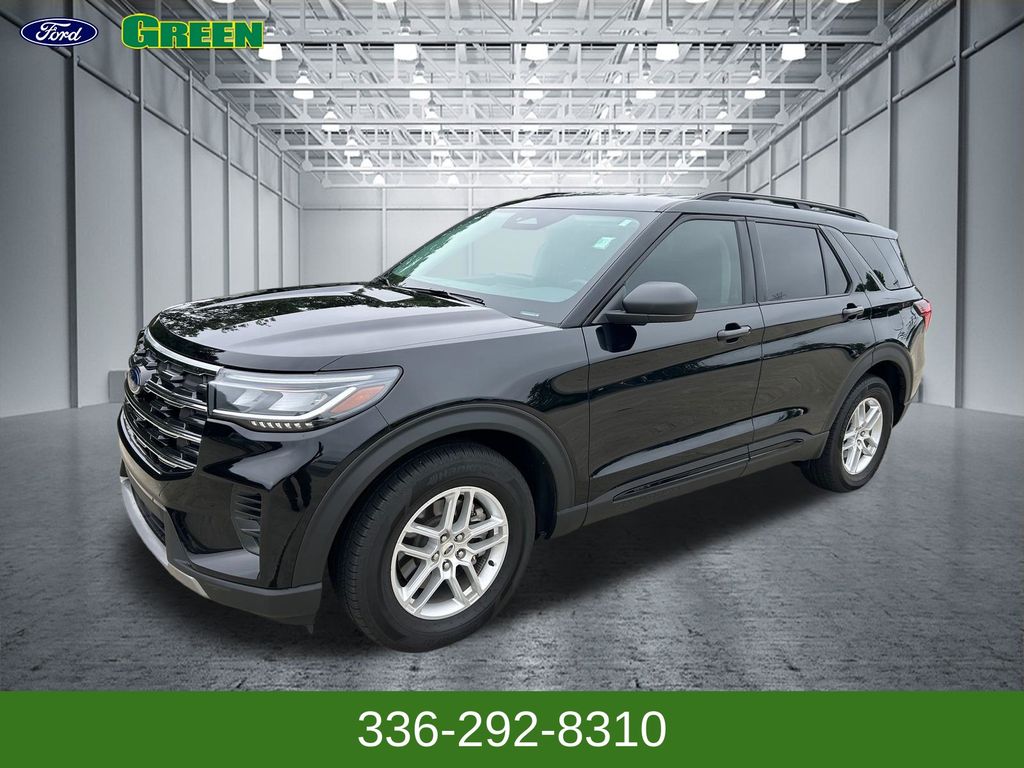 Agate Black Metallic 2026 Ford Explorer SUV / Crossover Rear-Wheel Drive Automatic