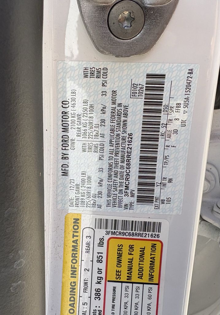 2024 Ford Bronco Sport Outer Banks White at Joe Myers Mazda Kia