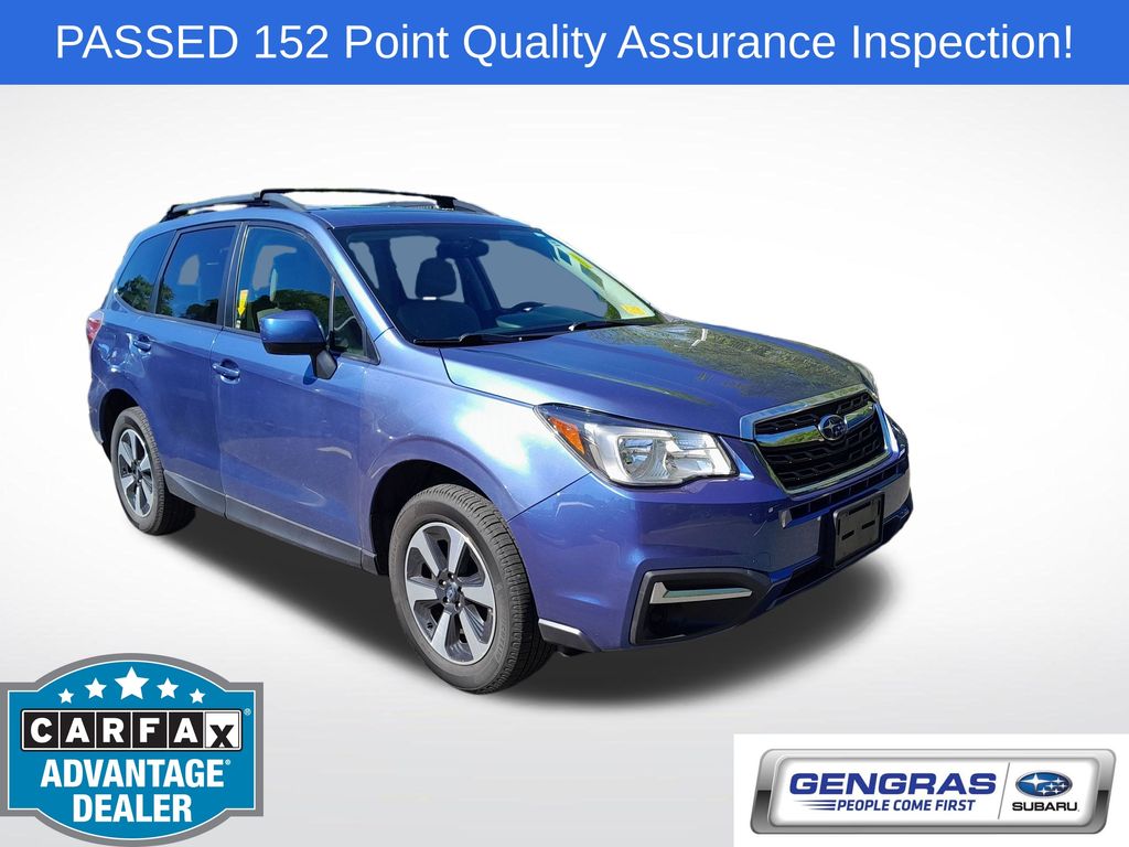 Quartz Blue Pearl 2018 Subaru Forester SUV / Crossover All-Wheel Drive 6-Speed Manual