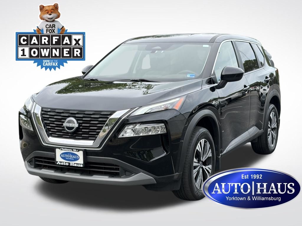Super Black 2023 Nissan Rogue SUV / Crossover All-Wheel Drive Continuously Variable Transmission