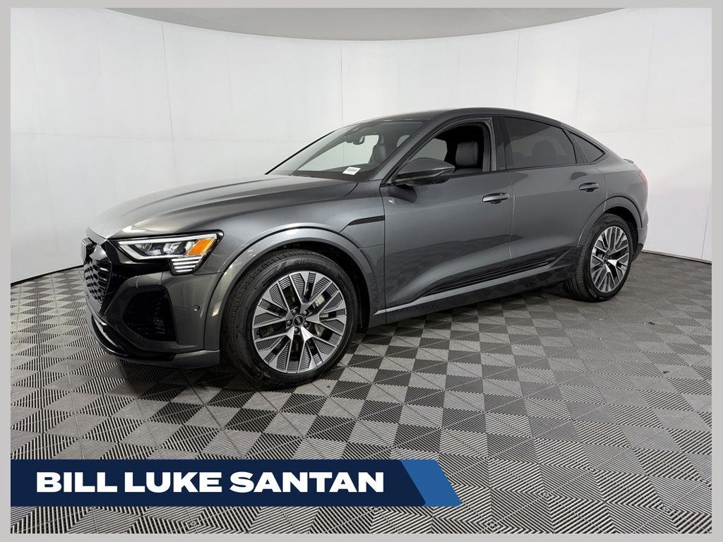 Daytona Gray Pearl 2024 Audi Q8 e-tron Sportback Sedan All-Wheel Drive Automatic