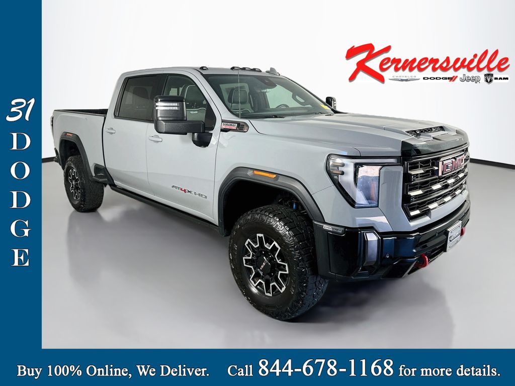 Gray 2024 GMC Sierra 2500HD Pickup Truck Four-Wheel Drive Automatic